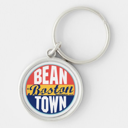 Boston Label Sleutelhanger (Voorkant)