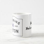 Boston le Massachusetts - tasse de café - panneau (Centre)