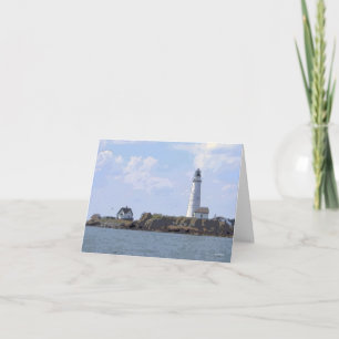 Boston Light--dank u Bedankkaart