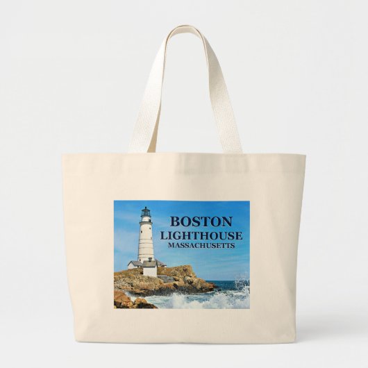 Boston Lighthouse, Massachusetts Canvas tas (Voorkant)