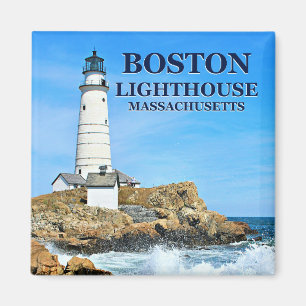 Boston Lighthouse, Massachusetts Magnet Magneet