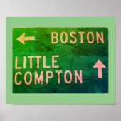 Boston, Little Compton, RI Affiche (Devant)
