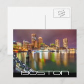 BOSTON MA BRIEFKAART (Voorkant / Achterkant)