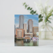 Boston, MA cityscape-foto Briefkaart (Staand voorkant)