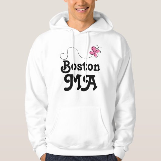 Boston MA Gift Hoodie (Voorkant)