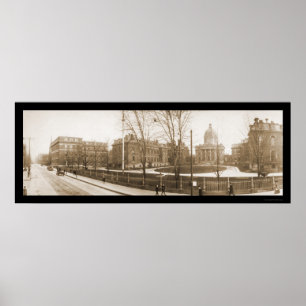 Boston, MA Hospital Foto 1903 Poster