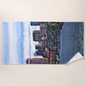 Boston MA - Inner Harbor Strandlaken (Voorkant)