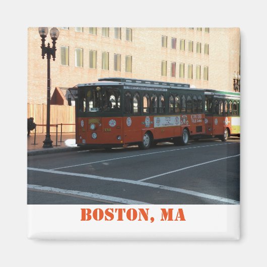 Boston, MA Magnet Magneet (Voorkant)
