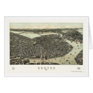 Boston, MA Panoramic Map - 1899