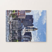 Boston MA - Skyline met Custom House Tower Legpuzzel (Horizontaal)
