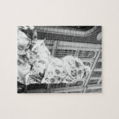 Boston, MA USA, Runner in Foil Boston Marathon Legpuzzel (Horizontaal)