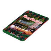 Boston, MA - Vrolijk kerstfeest Magneet (Linkerzijde)