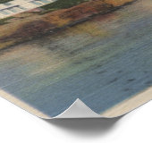 Boston, MABoston Lighthouse bij Boston Harbor 2 Poster (Hoek)