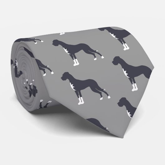 Boston Mantel Great Dane Stropdas (Opgerold)