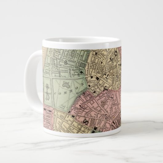 Boston Map door Mitchell Extra Grote Beker (Voorkant links)