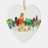 BOSTON MASS. SKYLINE SP - KERAMISCH ORNAMENT (Rechts)