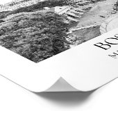 Boston Massachusetts Arch Fotoprint Poster (Hoek)