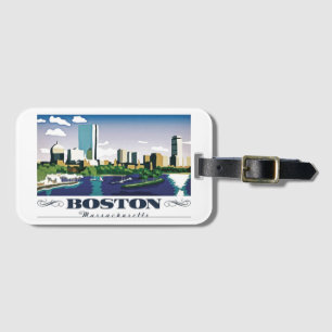 Boston, Massachusetts Bagagelabel