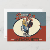  Boston, Massachusetts Baseball Briefkaart (Voorkant / Achterkant)