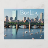 Boston, Massachusetts - Boston Skyline Post Card Briefkaart (Voorkant)