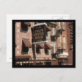 Boston, Massachusetts Briefkaart (Voorkant / Achterkant)