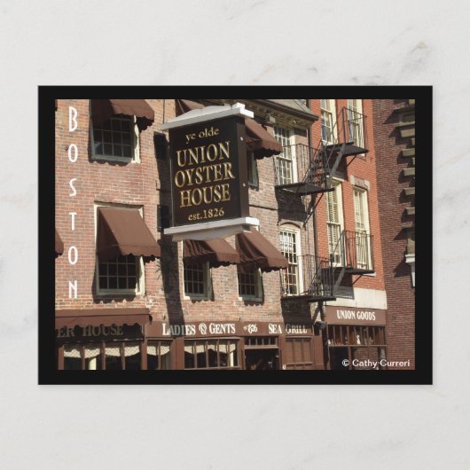 Boston, Massachusetts Briefkaart (Voorkant)