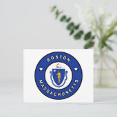 Boston Massachusetts Briefkaart (Staand voorkant)
