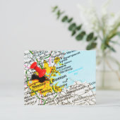 Boston, Massachusetts Briefkaart (Staand voorkant)