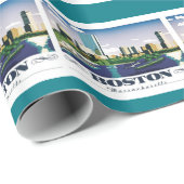 Boston, Massachusetts Cadeaupapier (Rol Hoek)