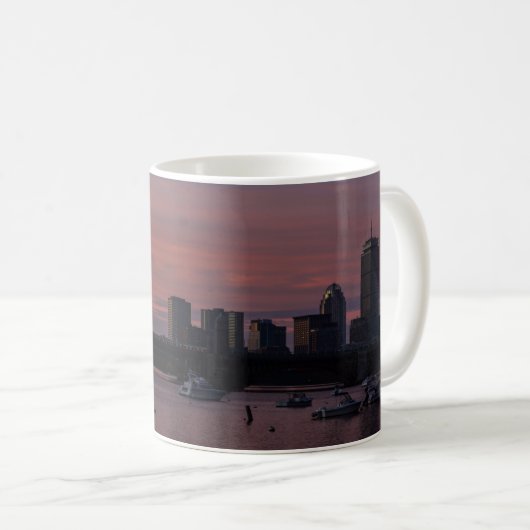 Boston Massachusetts Café Mug (Devant droit)