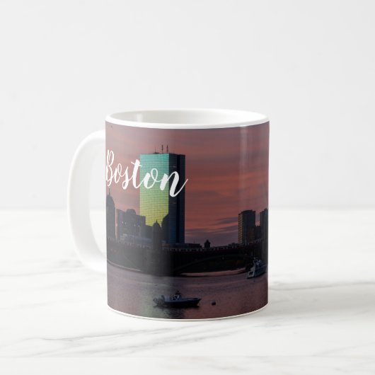 Boston Massachusetts Café Mug (Devant gauche)