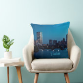 Boston Massachusetts City Skyline Kussen (Stoel)