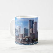 Boston Massachusetts Coffee Mug Waterfront (Devant gauche)