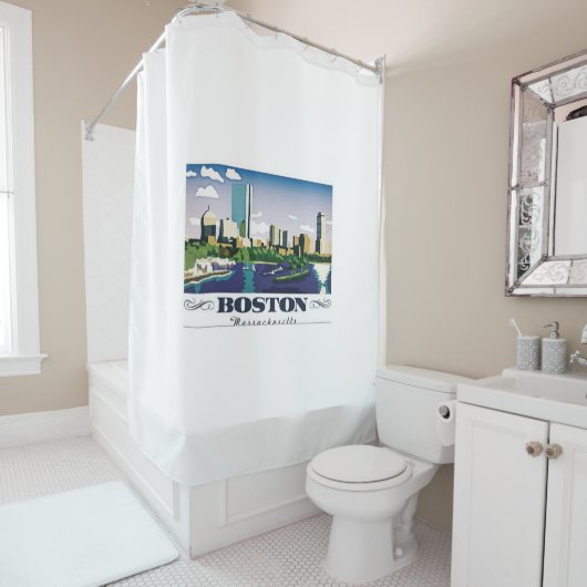 Boston, Massachusetts Douchegordijn (In situ)