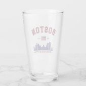 Boston Massachusetts Est. 1630 Travel Glas (Achterkant)