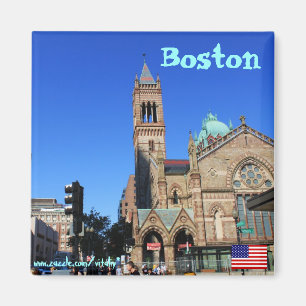 Boston Massachusetts fotografie magnet Magneet