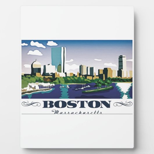Boston, Massachusetts Fotoplaat (Voorkant)