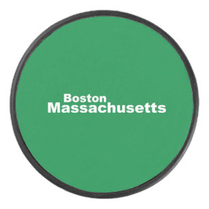 Boston, Massachusetts Hockey Puck