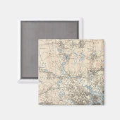 Boston, Massachusetts Magneet (Voorkant / Achterkant)