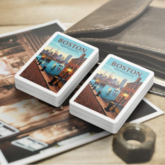  Boston Massachusetts Pokerkaarten