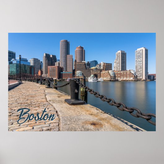 Boston Massachusetts Poster (Voorkant)