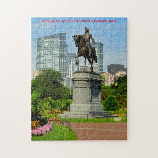 Boston Massachusetts. Puzzle (Vertical)