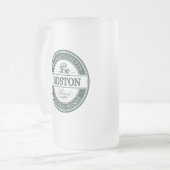 boston massachusetts - schoppen pissah matglas bierpul (Voorkant links)