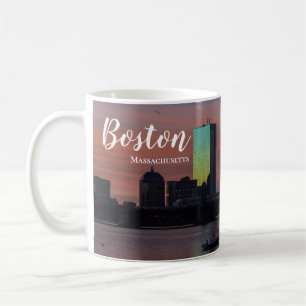 Boston Massachusetts Silhouette Koffiekopje Souven Koffiemok
