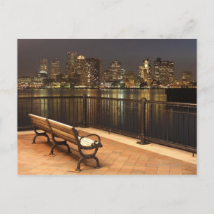 Boston, Massachusetts skyline 3 Briefkaart