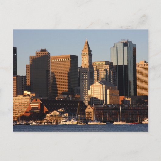 Boston, Massachusetts skyline 5 Briefkaart (Voorkant)