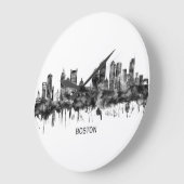 Boston Massachusetts Skyline BW Grote Klok (Hoek)