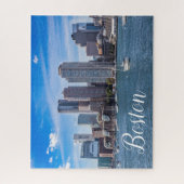 Boston Massachusetts Skyline Jigsaw Puzzle (Vertical)