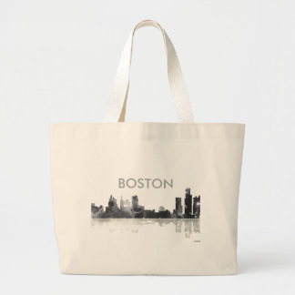 BOSTON MASSACHUSETTS SKYLINE - Jumbo Canvas tas