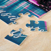 Boston Massachusetts Skyline Legpuzzel (Zijkant)